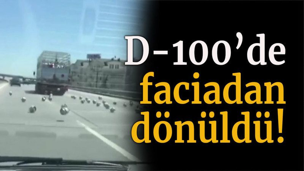 D-100 karayolunda faciadan dönüldü